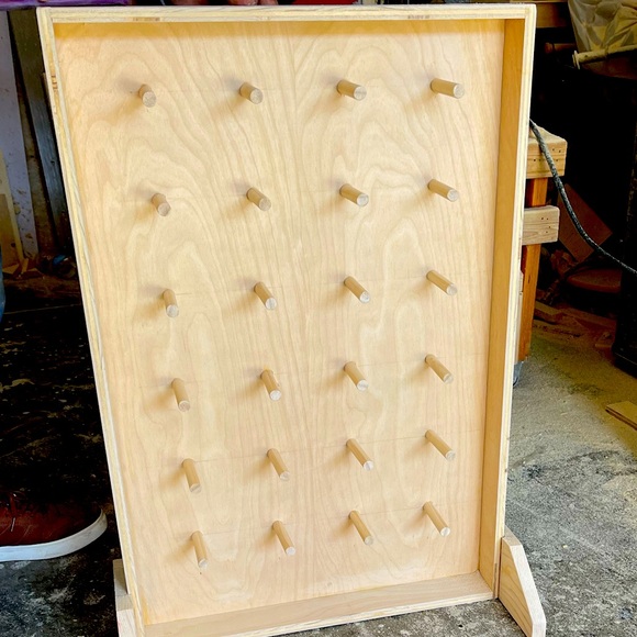 Bare Wood Donut Wall Stand - Picture 1 of 1